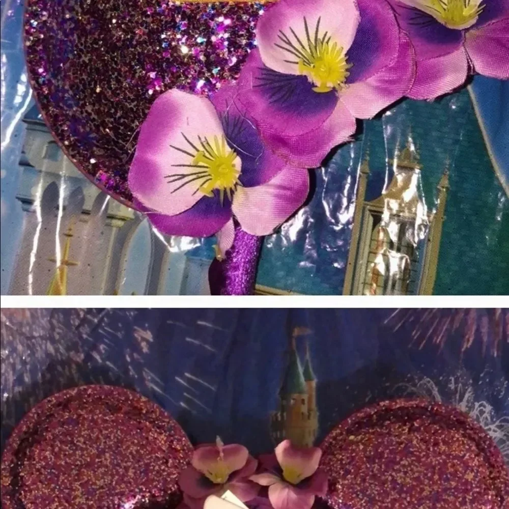 Disney Disney Parks EPCOT Flower & Garden Violet lemonade Purple Glitter EARS